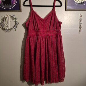 Red Lace Dress